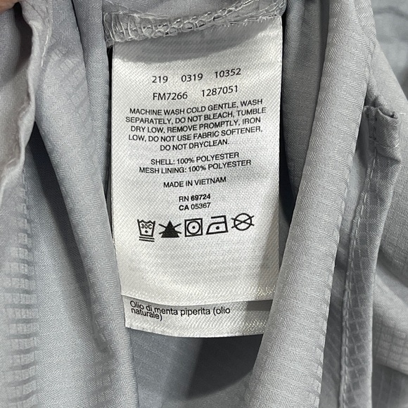 Columbia Mens PFG Omni Shade Short Sleeve Shirt Gray Large UPF 40 Fishing - Picture 6 of 10